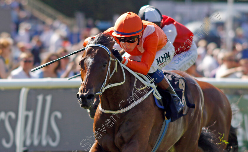 Nizaaka-0004 
 NIZAAKA (David Egan) wins The Arioneo Handicap
Newmarket 8 Jul 2022 - Pic Steven Cargill / Racingfotos.com