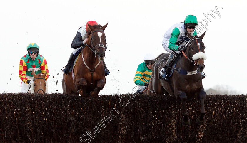 Vinndication-0001 
 VINNDICATION (right, David Bass) beats COUNT MERIBEL (left) in The Noel Novices Chase
Ascot 21 Dec 2018 - Pic Steven Cargill / Racingfotos.com