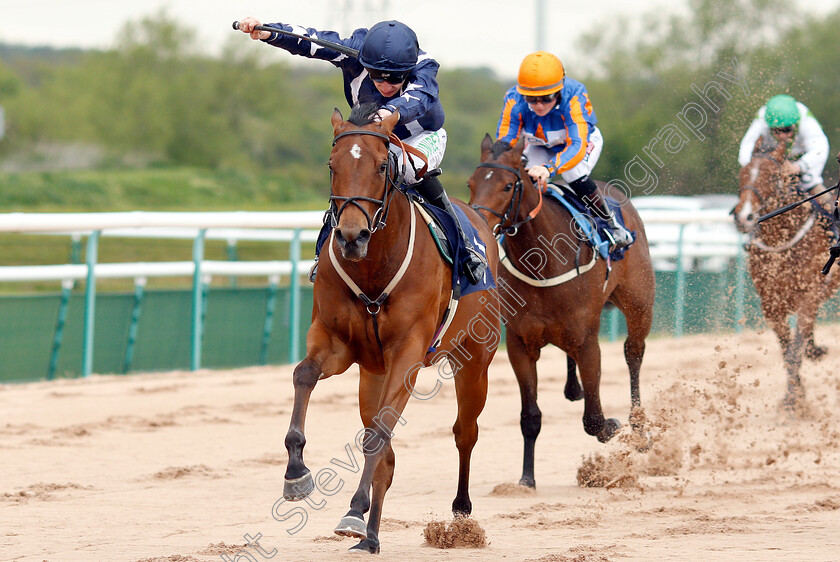 Littledidyouknow-0003 
 LITTLEDIDYOUKNOW (Luke Morris) wins The British EBF Novice Median Auction Stakes
Southwell 29 Apr 2019 - Pic Steven Cargill / Racingfotos.com