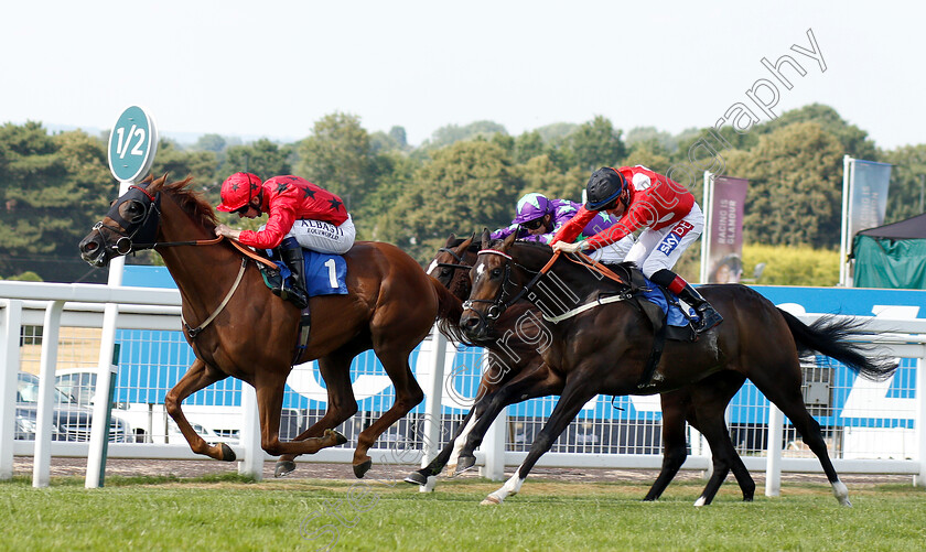 De-Medici-0001 
 DE MEDICI (Oisin Murphy) beats JACK REGAN (right) in The Download The Coral App Handicap
Sandown 7 Jul 2018 - Pic Steven Cargill / Racingfotos.com