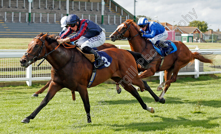 Hickory-0003 
 HICKORY (Tom Marquand) wins The EBF Future Stayers Novice Stakes
Yarmouth 25 Aug 2020 - Pic Steven Cargill / Racingfotos.com