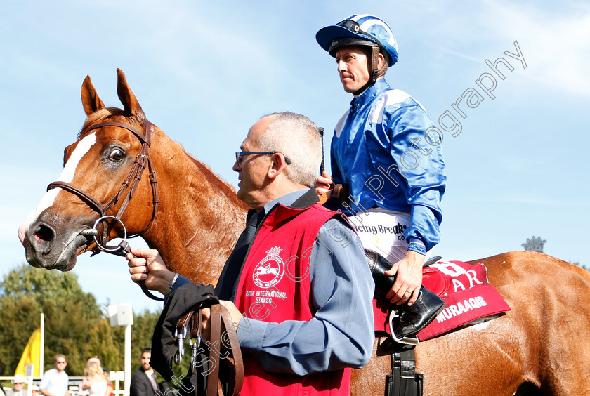 Muraaqib-0007 
 MURAAQIB (Jim Crowley) after The Qatar International Stakes
Goodwood 1 Aug 2018 - Pic Steven Cargill / Racingfotos.com