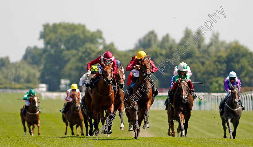 Bayside-Boy-0001 
 BAYSIDE BOY (centre, Jack Mitchell) beats FIND (left) in The bet365 EBF Novice Stakes
Newbury 16 Jul 2021 - Pic Steven Cargill / Racingfotos.com