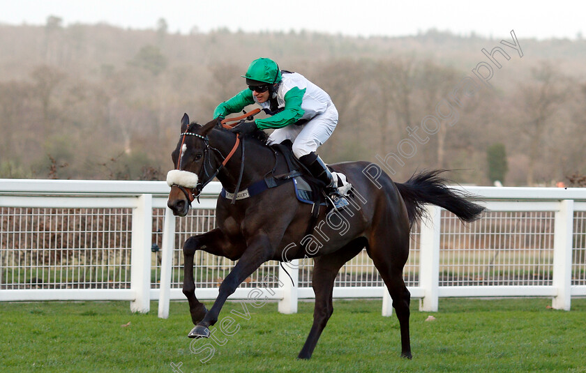 Vinndication-0005 
 VINNDICATION (David Bass) wins The Noel Novices Chase
Ascot 21 Dec 2018 - Pic Steven Cargill / Racingfotos.com