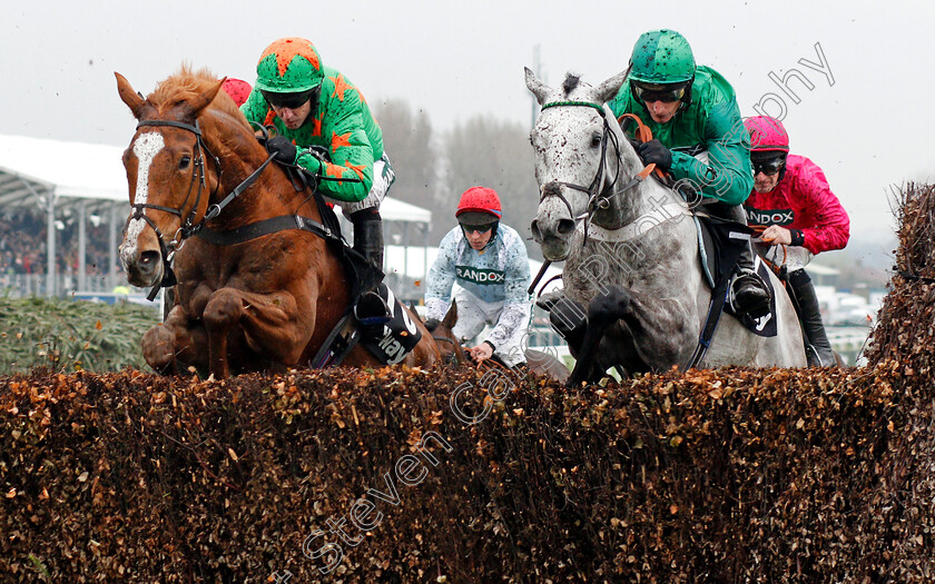 Terrefort-0003 
 TERREFORT (right, Daryl Jacob) beats MS PARFOIS (left) in The Betway Mildmay Novices Chase Aintree 13 Apr 2018 - Pic Steven Cargill / Racingfotos.com