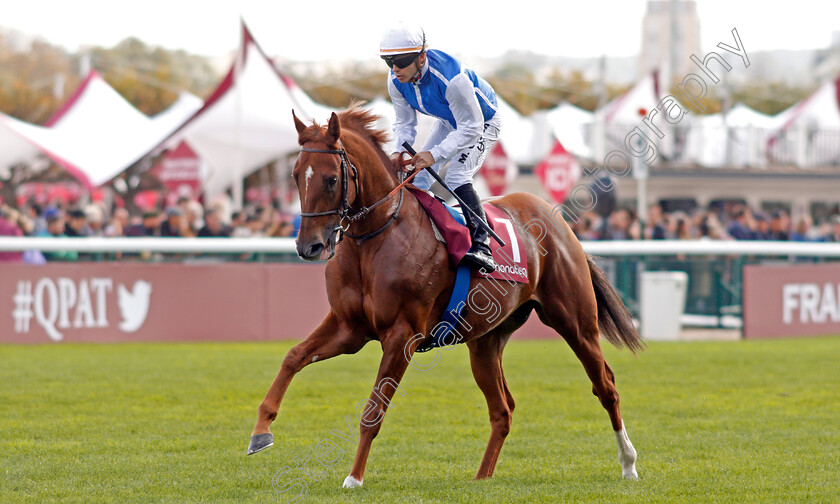 Ecrivain-0001 
 ECRIVAIN (Maxime Guyon)
Longchamp 6 Oct 2019 - Pic Steven Cargill / Racingfotos.com