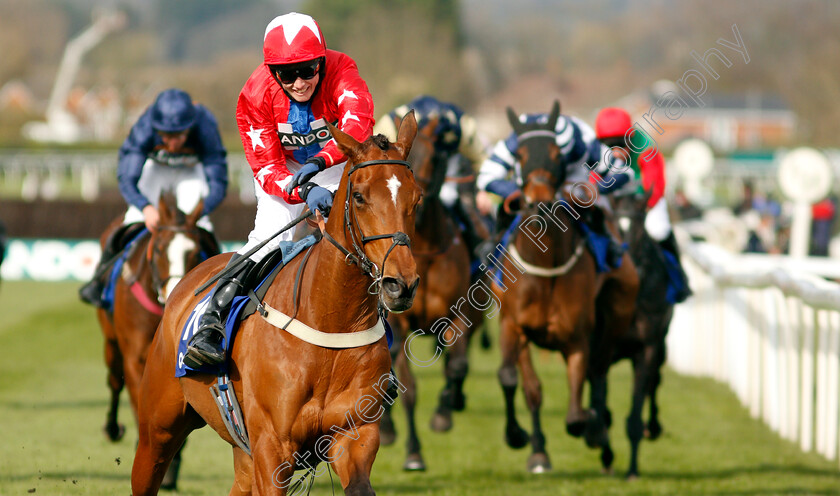 Editeur-Du-Gite-0007 
 EDITEUR DU GITE (Joshua Moore) wins The Close Brothers Red Rum Handicap Chase
Aintree 8 Apr 2021 - Pic Steven Cargill / Racingfotos.com