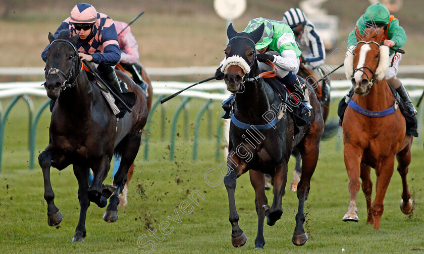 Zim-Baby-0001 
 ZIM BABY (centre, Ben Curtis) beats LINCOLN PARK (left) in The Bet 10 Get 20 At Mansionbet Handicap
Nottingham 4 Nov 2020 - Pic Steven Cargill / Racingfotos.com