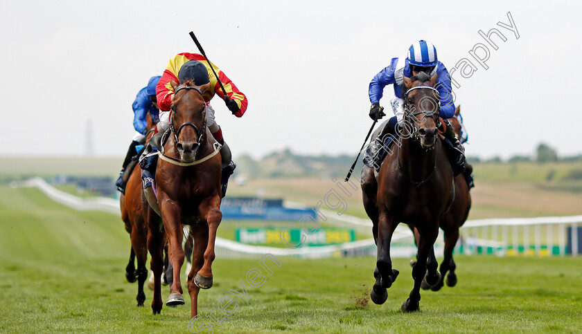 Sir-Ron-Priestley-0003 
 SIR RON PRIESTLEY (left, Franny Norton) beats AL AASY (right) in The Princess Of Wales's Tattersalls Stakes
Newmarket 8 Jul 2021 - Pic Steven Cargill / Racingfotos.com