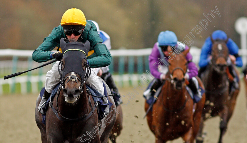 Regent-0004 
 REGENT (Robert Havlin) wins The Get Your Ladbrokes Daily Odds Boost Fillies Novice Stakes
Lingfield 26 Mar 2021 - Pic Steven Cargill / Racingfotos.com