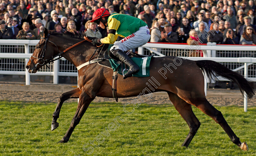 Finian s-Oscar-0007 
 FINIAN'S OSCAR (Bryan Cooper) wins The Steel Plate And Sections Novices Chase Cheltenham 17 Nov 2017 - Pic Steven Cargill / Racingfotos.com