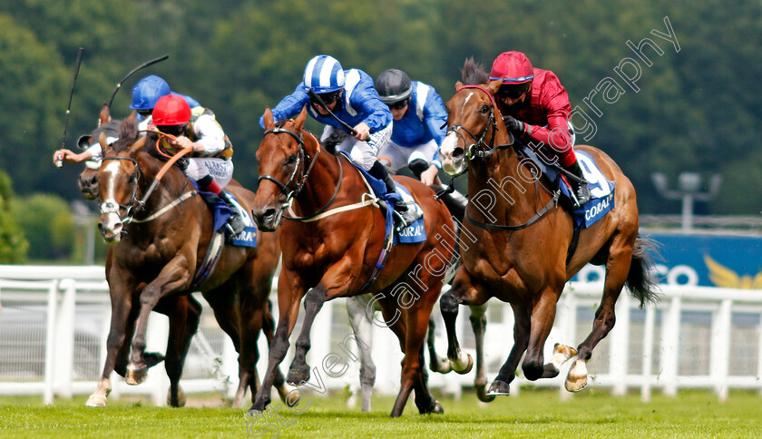 Magical-Morning-0001 
 MAGICAL MORNING (right, Frankie Dettori) beats MAYDANNY (centre) in The Coral Challenge Handicap
Sandown 3 Jul 2021 - Pic Steven Cargill / Racingfotos.com