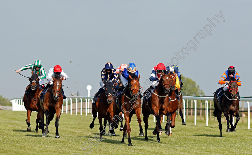 Cherish-0004 
 CHERISH (centre, Mollie Phillips) wins The Free Tips Daily On attheraces.com Handicap
Bath 23 Jun 2021 - Pic Steven Cargill / Racingfotos.com