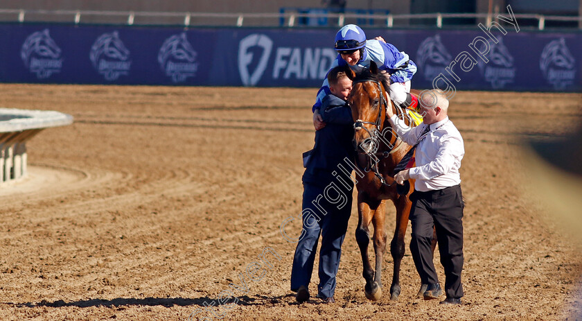 Magnum-Force-0008 
 MAGNUM FORCE (Colin Keane) winner of the Breeders' Cup Juvenile Turf Sprint
Del Mar USA 1 Nov 2024 - Pic Steven Cargill / Racingfotos.com