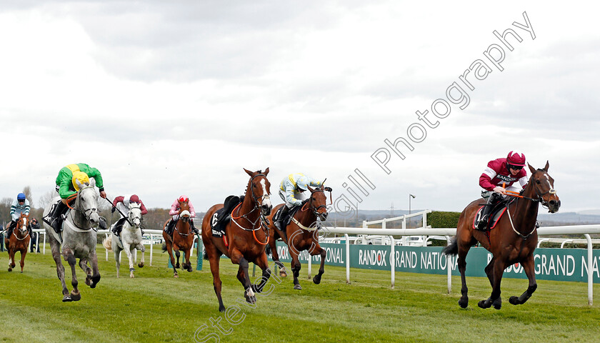 Abacadabras-0003 
 ABACADABRAS (right, Jack Kennedy) beats BUZZ (left) in The Betway Aintree Hurdle
Aintree 8 Apr 2021 - Pic Steven Cargill / Racingfotos.com