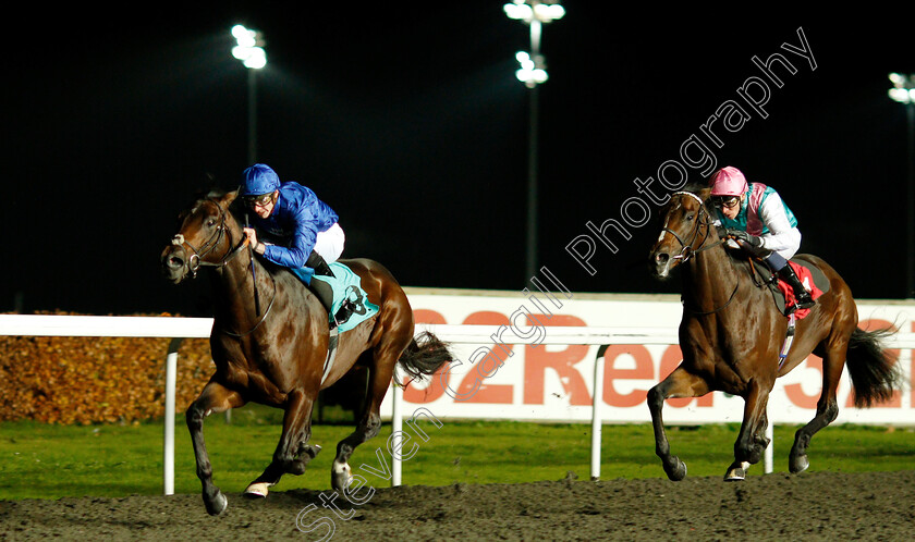 Zakouski-0003 
 ZAKOUSKI (James Doyle) beats HEADMAN (right) in The 32Red Casino ebfstallions.com Novice Stakes Div1
Kempton 21 Nov 2018 - Pic Steven Cargill / Racingfotos.com