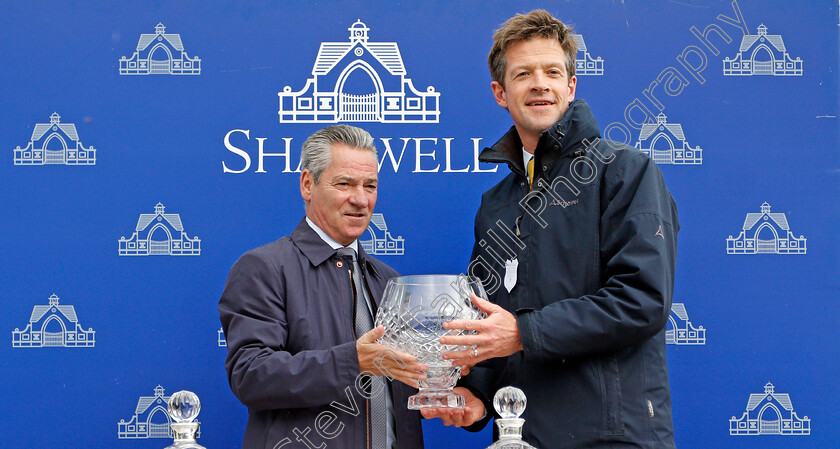 Agincourt-0007 
 Presentation by Richard Hills to Matt Coleman for The Tasleet British EBF Rosemary Stakes won by AGINCOURT
Newmarket 27 Sep 2019 - Pic Steven Cargill / Racingfotos.com