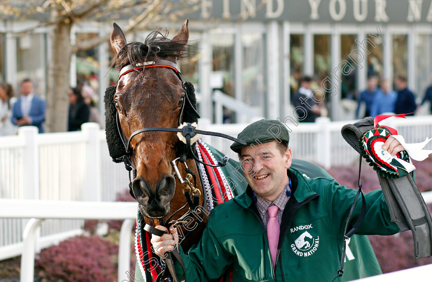 Noble-Yeats-0004 
 NOBLE YEATS after winning The Randox Grand National
Aintree 9 Apr 2022 - Pic Steven Cargill / Racingfotos.com