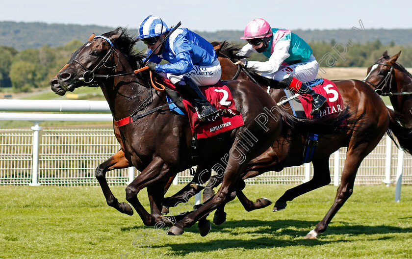 Mohaather-0005 
 MOHAATHER (Jim Crowley) wins The Qatar Sussex Stakes
Goodwood 29 Jul 2020 - Pic Steven Cargill / Racingfotos.com