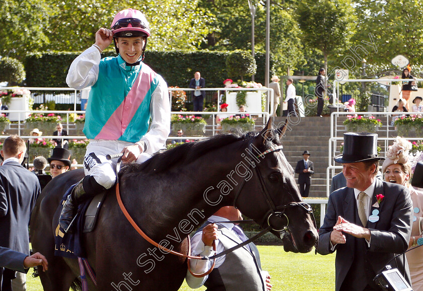 Biometric-0009 
 BIOMETRIC (Harry Bentley) with Ralph Beckett after The Britannia Stakes
Royal Ascot 20 Jun 2019 - Pic Steven Cargill / Racingfotos.com