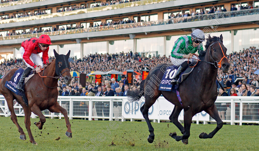 King-Of-Change-0005 
 KING OF CHANGE (Sean Levey) beats THE REVENANT (left) in The Queen Elizabeth II Stakes
Ascot 19 Oct 2019 - Pic Steven Cargill / Racingfotos.com