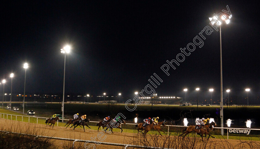 Wolverhampton-0007 
 WHATWOULDYOUKNOW (green, Franny Norton) in midfield on his way to winning The Bombardier Handicap Div2
Wolverhampton 5 Dec 2020 - Pic Steven Cargill / Racingfotos.com