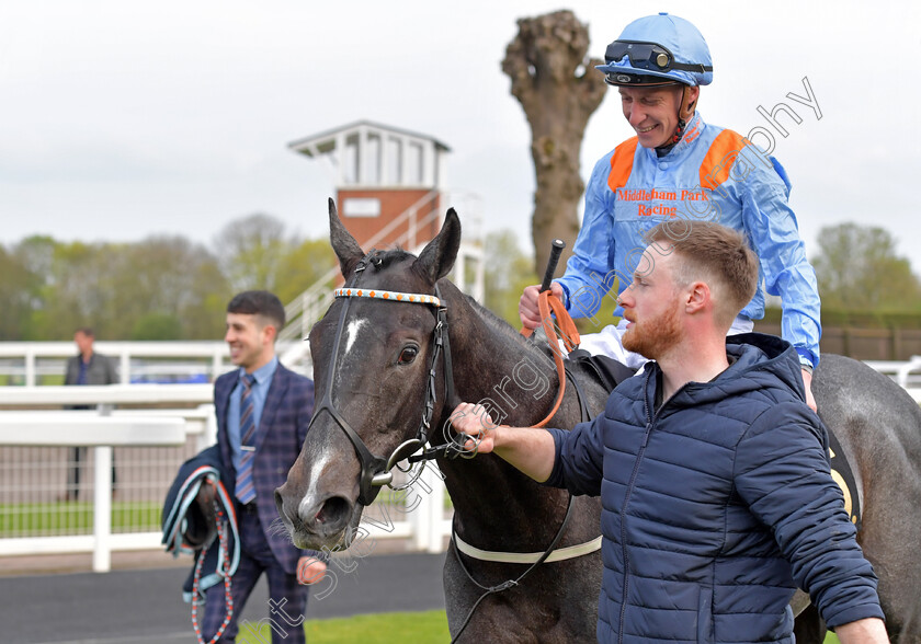 Got-To-Love-A-Grey-0012 
 GOT TO LOVE A GREY (Sam James) winner of The British Racing Supports Stephen Lawrence Day Restricted Novice Stakes
Nottingham 22 Apr 2023 - pic Steven Cargill / Becky Bailey / Racingfotos.com