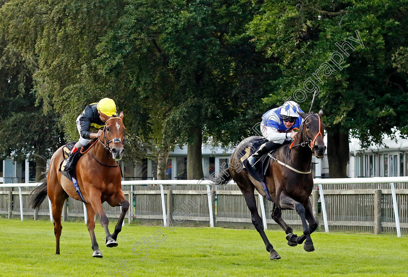 Sid s-Annie-0003 
 SID'S ANNIE (Charles Bishop) beats SHAZAM (left) in The Join Racing TV Now Fillies Handicap
Newmarket 4 Aug 2023 - Pic Steven Cargill / Racingfotos.com