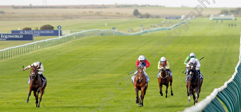 Sirona-0005 
 SIRONA (left, Ryan Moore) beats FAIR POINT (centre) and SPIRITUAL (right) in The Al Basti Equiworld Dubai British EBF Rosemary Stakes
Newmarket 27 Sep 2024 - Pic Steven Cargill / Racingfotos.com