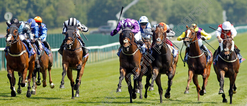 Raatea-0008 
 RAATEA (centre, James Doyle) beats EMPEROR SPIRIT (3rd right) NOMADIC EMPIRE (right) VOLATILE ANALYST (2nd left) and COOPERATION (left) in The Sky Bet Reverence Handicap
Haydock 10 Jun 2023 - Pic Steven Cargill / Racingfotos.com