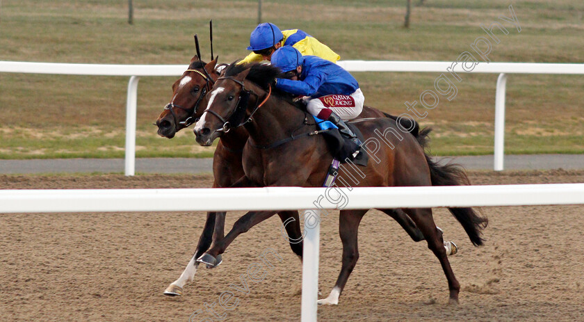 Desert-Fire-0003 
 DESERT FIRE (Oisin Murphy) beats DUBAI WARRIOR in The Irish Lotto At totesport.com Handicap
Chelmsford 4 Sep 2019 - Pic Steven Cargill / Racingfotos.com