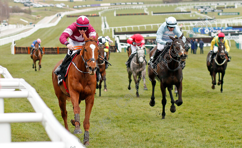 Samcro-0008 
 SAMCRO (Jack Kennedy) wins The Ballymore Novices Hurdle Cheltenham 14 Mar 2018 - Pic Steven Cargill / Racingfotos.com