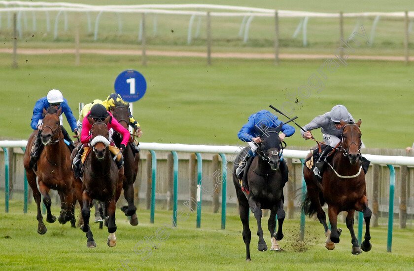 Point-Sur-0007 
 POINT SUR (2nd right, William Buick) beats NATIVE WARRIOR (right) in The Join Racing TV Now Novice Stakes
Newmarket 25 Oct 2023 - Pic Steven Cargill / Racingfotos.com