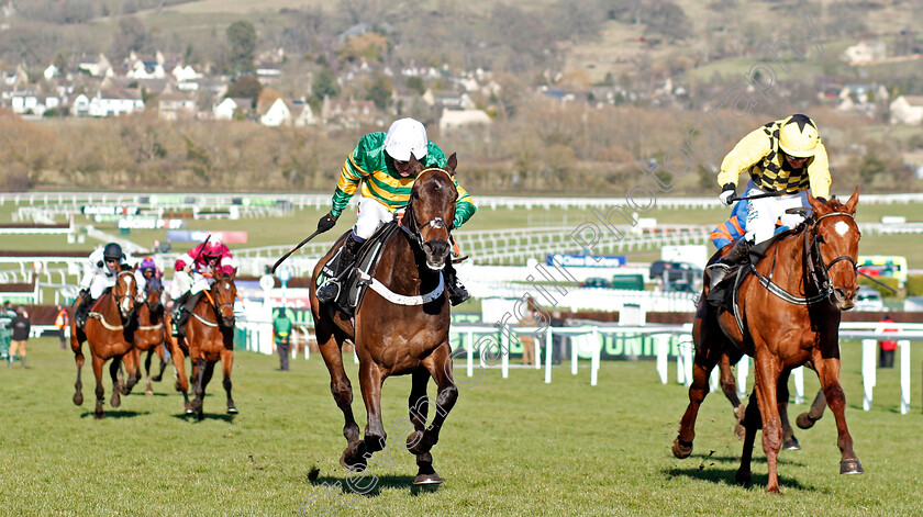 Buveur-D Air-0001 
 BUVEUR D'AIR (left, Barry Geraghty) beats MELON (right) in The Unibet Champion Hurdle Challenge Trophy Cheltenham 13 Mar 2018 - Pic Steven Cargill / Racingfotos.com