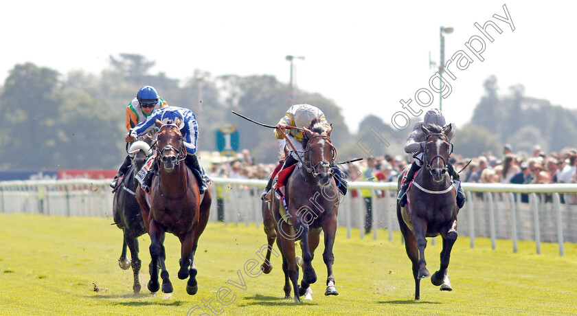 Zaaki-0002 
 ZAAKI (centre, Ryan Moore) beats BANGKOK (left) and SPACE TRAVELLER (right) in The Sky Bet & Symphony Group Strensall Stakes
York 24 Aug 2019 - Pic Steven Cargill / Racingfotos.com