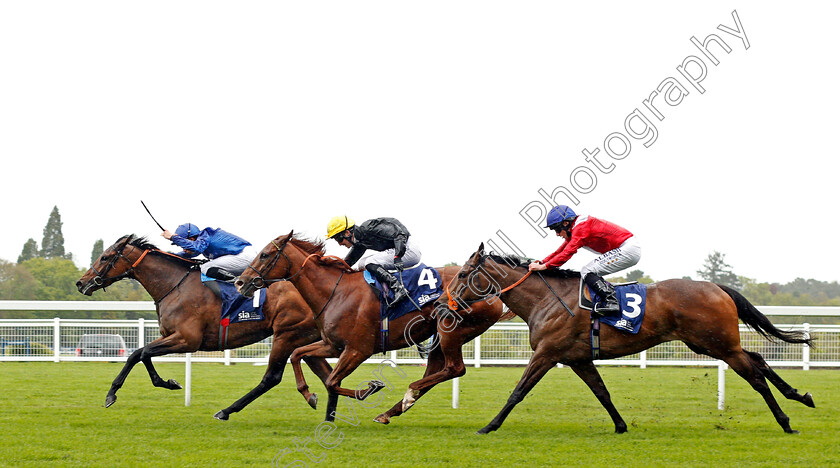 Dathanna-0003 
 DATHANNA (William Buick) beats AGROTERA (centre) and RED STARLIGHT (right) in The Sky Bet Supporting Spinal Injuries Association British EBF Fillies Stakes Ascot 2 May 2018 - Pic Steven Cargill / Racingfotos.com