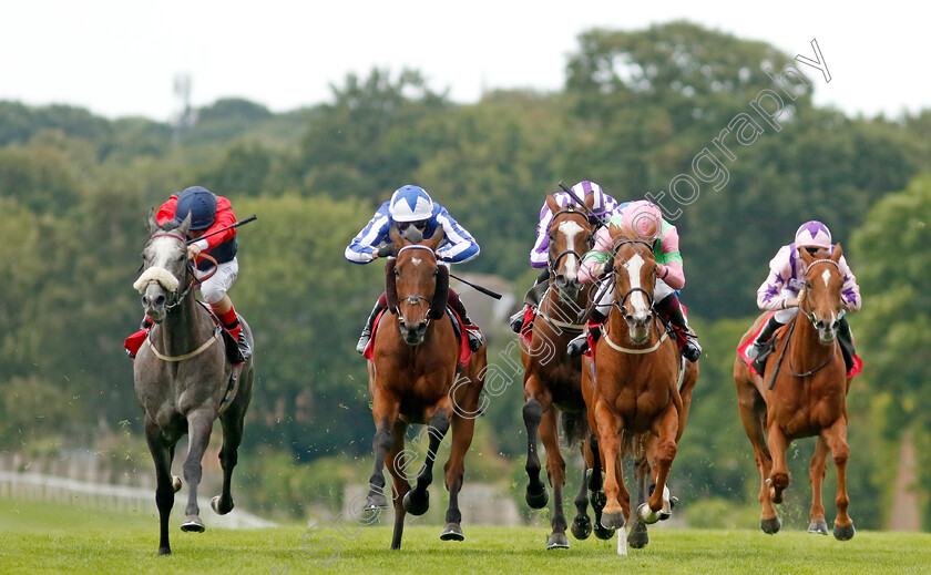 Duke-Of-Verona-0003 
 DUKE OF VERONA (left, Andrea Atzeni) beats SINGLE (2nd right) and FOX VARDY (2nd left) in The Davies Group Handicap
Sandown 1 Jul 2022 - Pic Steven Cargill / Racingfotos.com