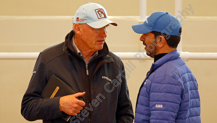 John-Gosden-and-Saeed-Bin-Suroor-0001 
 JOHN GOSDEN with SAEED BIN SUROOR at Tattersalls Sales
Newmarket 10 Oct 2019 - Pic Steven Cargill / Racingfotos.com