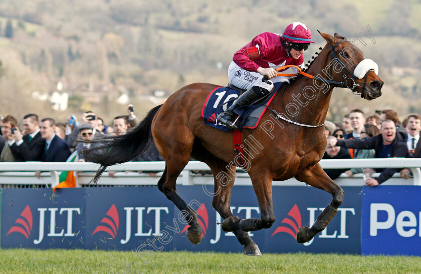 Shattered-Love-0005 
 SHATTERED LOVE (Jack Kennedy) wins The JLT Novices Chase Cheltenham 15 Mar 2018 - Pic Steven Cargill / Racingfotos.com