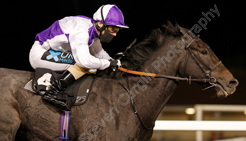 Indigo-Times-0005 
 INDIGO TIMES (Stevie Donohoe) wins The tote Handicap
Chelmsford 8 Oct 2020 - Pic Steven Cargill / Racingfotos.com