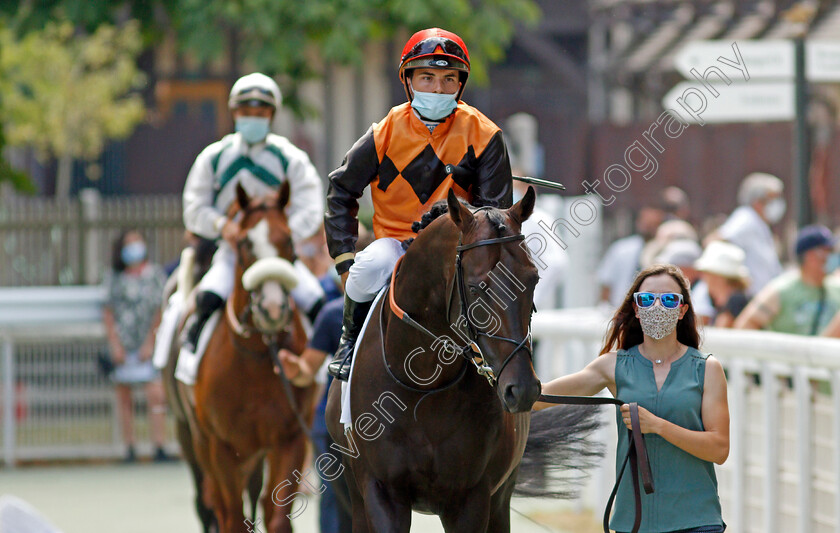 Film-0001 
 Horses leaving the paddock at Deauville
8 Aug 2020 - Pic Steven Cargill / Racingfotos.com