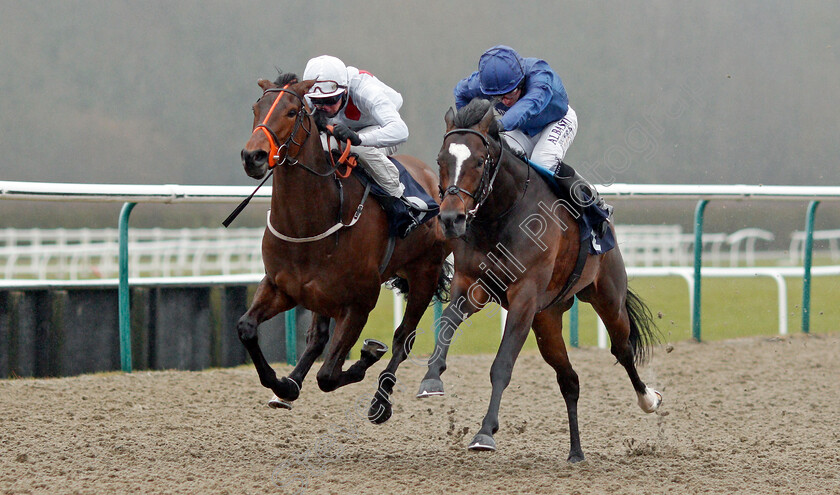 Pride-Of-England-0004 
 PRIDE OF ENGLAND (left, Adam Kirby) beats WESTERN SYMPHONY (right) in The Get Your Ladbrokes Daily Odds Boost Novice Stakes
Lingfield 10 Mar 2021 - Pic Steven Cargill / Racingfotos.com