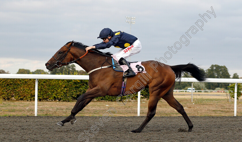 Jumeirah-Street-0004 
 JUMEIRAH STREET (Jamie Spencer) wins The Breeders Backing Racing EBF Fillies Novice Stakes Div1
Kempton 15 Aug 2018 - Pic Steven Cargill / Racingfotos.com