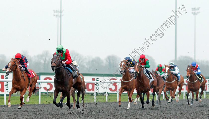 Nordic-Passage-0003 
 NORDIC PASSAGE (Robert Havlin) wins The Bet At racinguk.com Novice Median Auction Stakes Div2 Kempton 11 Apr 2018 - Pic Steven Cargill / Racingfotos.com