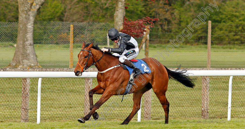 Chivers-0002 
 CHIVERS (Joshua Bryan) wins The Sharp's Doom Bar Handicap Div2 Salisbury 30 Apr 2018 - Pic Steven Cargill / Racingfotos.com