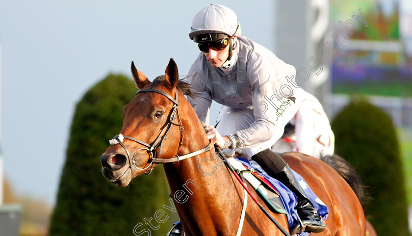 Higher-Kingdom-0008 
 HIGHER KINGDOM (Daniel Tudhope) wins The Close Brothers British Stallion Studs EBF Novice Stakes 
Kempton 9 Oct 2019 - Pic Steven Cargill / Racingfotos.com