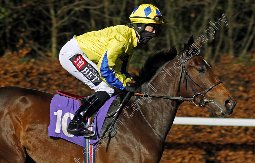 Something-Enticing-0002 
 SOMETHING ENTICING (Hayley Turner)
Kempton 2 Dec 2020 - Pic Steven Cargill / Racingfotos.com