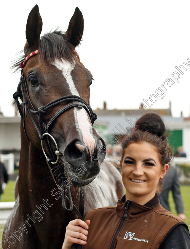 Hidden-Message-0008 
 HIDDEN MESSAGE after The Ken Lindsay Memorial EBF Fillies Novice Stakes
Yarmouth 20 Sep 2018 - Pic Steven Cargill / Racingfotos.com