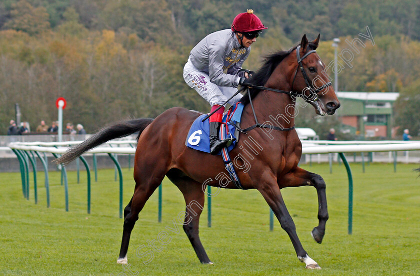 Msayyan-0001 
 MSAYYAN (Frankie Dettori) winner of The Kier Construction EBF Maiden Stakes Div1 Nottingham 18 Oct 2017 - Pic Steven Cargll . Racingfotos.com