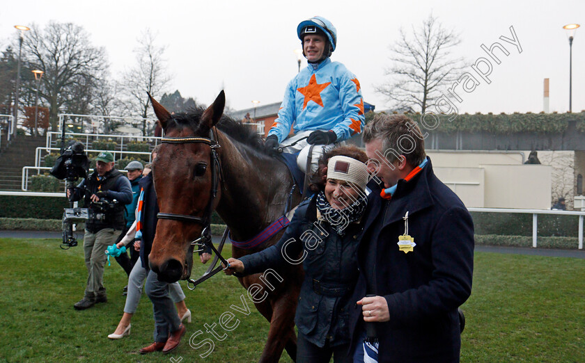 Un-De-Sceaux-0008 
 UN DE SCEAUX (Paul Townend) after The Royal Salute Whisky Clarence House Chase Ascot 20 Jan 2018 - Pic Steven Cargill / Racingfotos.com